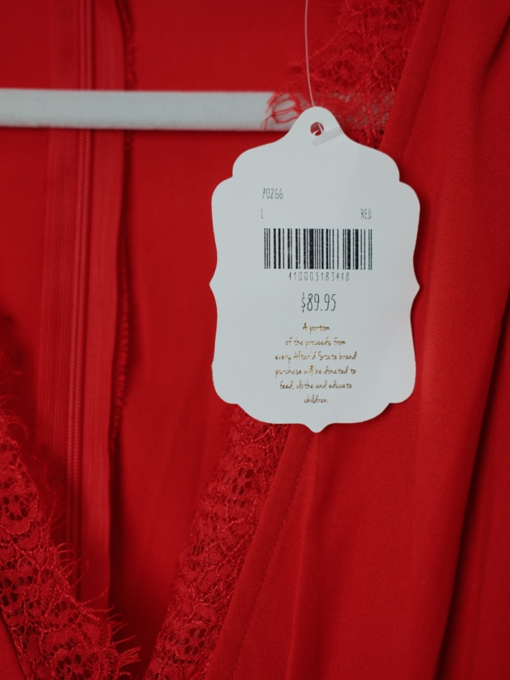 NWT Red Altar'd State Womens Size Large Formal Dress - Picture 3 of 4